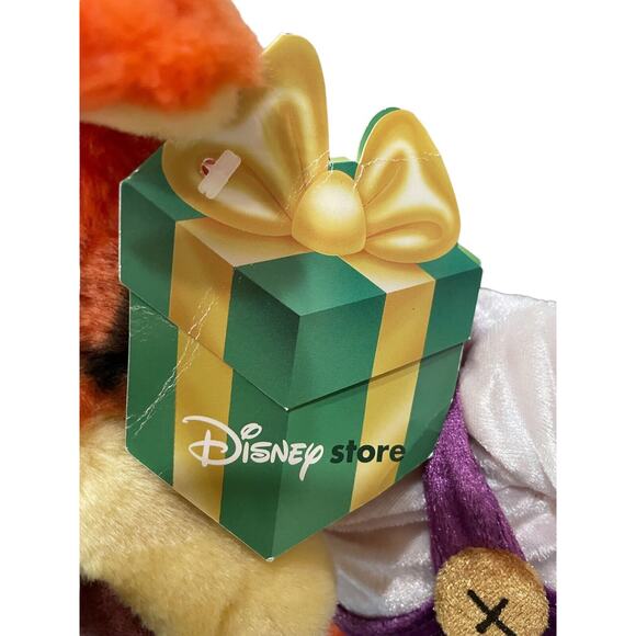 NWT Disney Store Exclusive Christmas Tigger Elf Plush Holiday Stuffed Animal - Picture 6 of 9